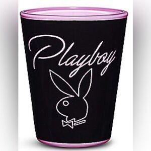 Playboy Black and Pink Shot Glass- New